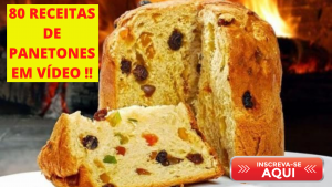 80 RECEITAS DE PANETONES EM VÍDEO !!