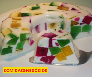 GELATINA COLORIDA CREMOSA-DOCES NATALINOS RÁPIDO