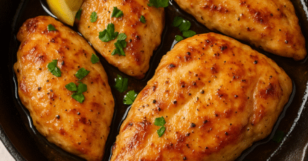 Frango suculento rápido: pronto em 20 minutos